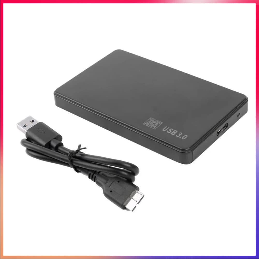 Box esterno per HDD/SSD da 2.5 pollici SATA a USB 3.0/2.0 con cavo USB 3.1/3.0/2.0 in ABS