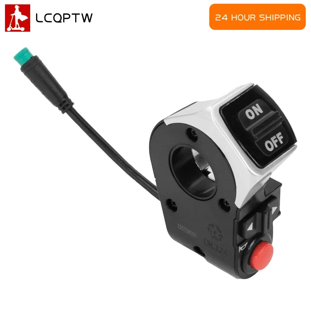 Indicatori di direzione impermeabili Interruttore on/off Pulsante luce 5 pin per parte interruttore scooter elettrico Kugoo M4 Pro da 10 pollici