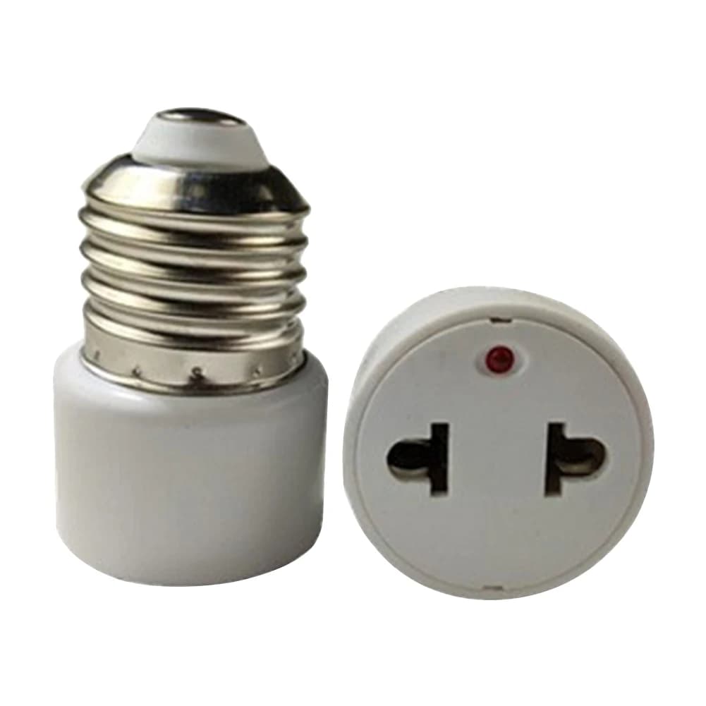 Adattatore per vite Base lampadina E26/E27 convertitore per presa a polo ue/usa adattatore per presa per lampadina polarizzata adatto per conversione a 2/3 punte