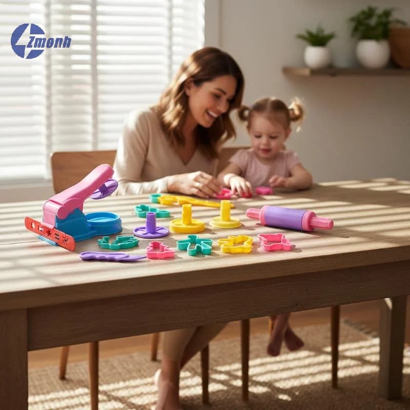 New！Fun Play Tools Kit For Kids Children Toddlers Playdough Extruders Knives Rollers Cutters Plasticine Clay Accessories Toy