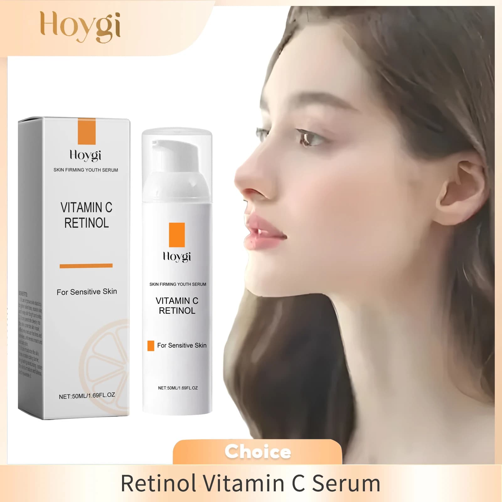 Retinol Vitamin C Face Cream Dissolvency Slim Line Removing dark spots Shrinking of the pores Anti lentil Lifting Cream moisturizing lightening