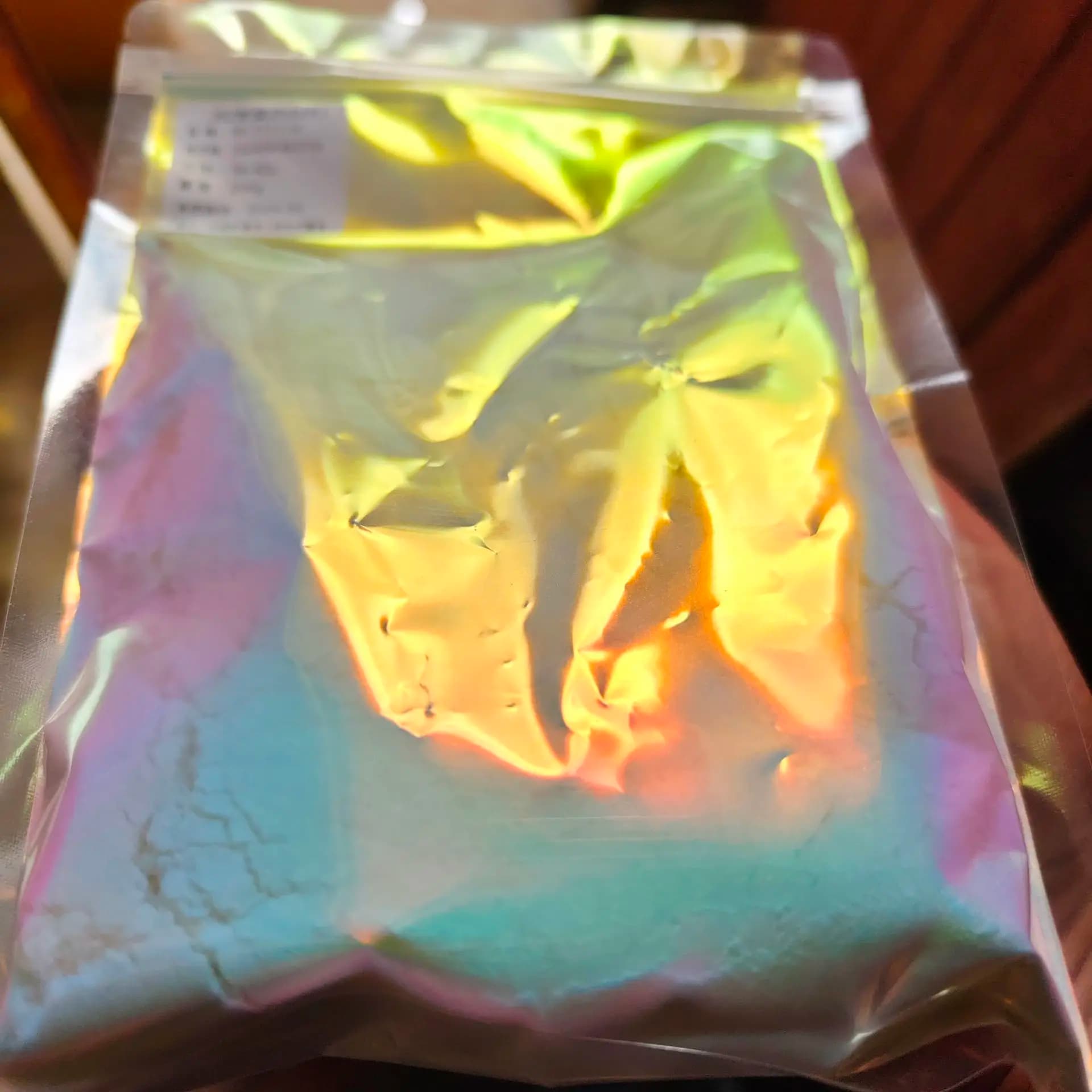 Opal Aurora White Rainbow Super Chameleon Pigment Hypershift/Colorshift Pigment Powder per vernice per auto 111