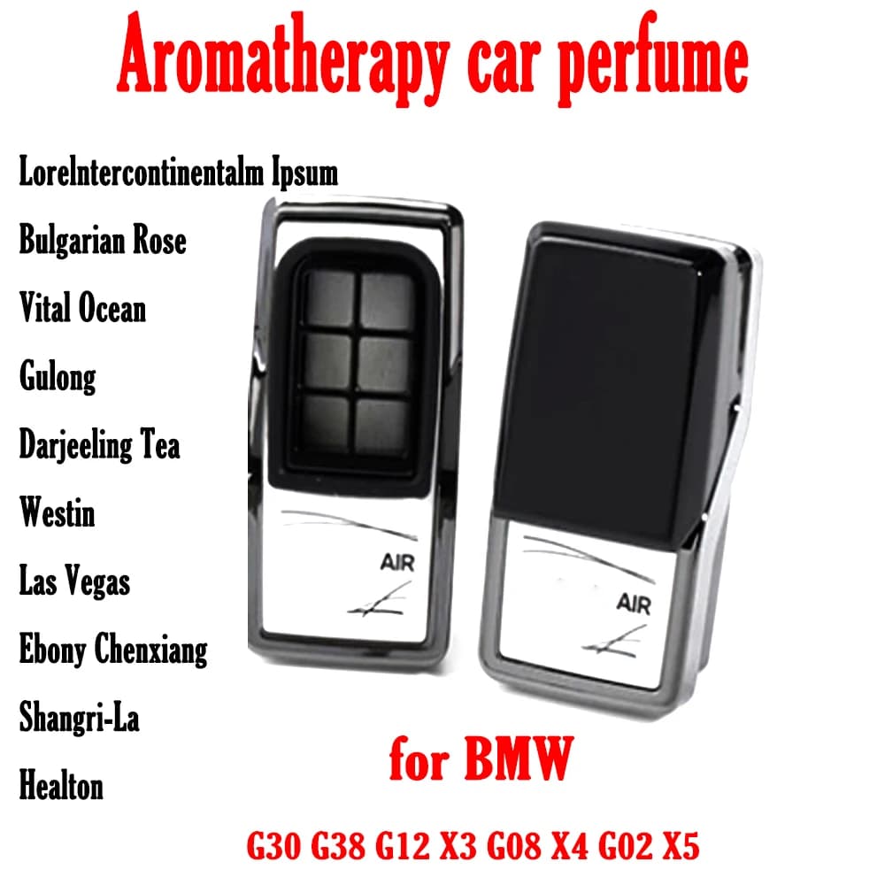 Car Deodorant Charging Perfume diffuser for long-lasting purification car for bmw Series 5 G30 G31 from 2016 to 2023 for woyo R3