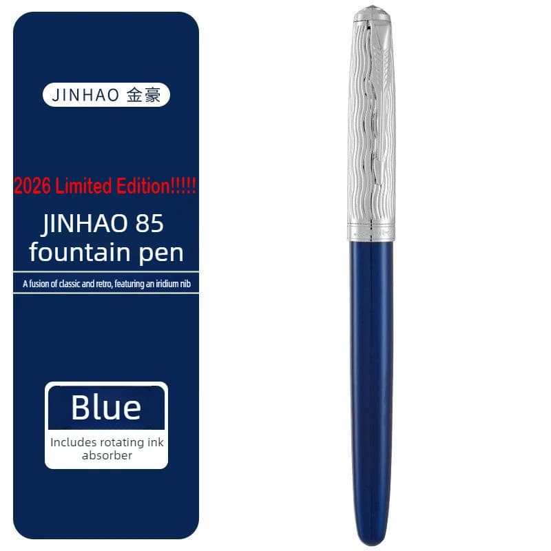Edizione Limitata 2026! Penna stilografica JINHAO 85 in rame con clip a freccia dorata, per scrittura, cancelleria, ufficio e scuola