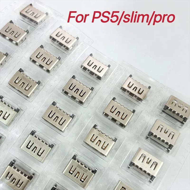 100 pz Nuovo Originale PER Ps5 Connettore compatibile Hdmi per Playstation 5 Console Sostituzione porta presa compatibile Hdmi