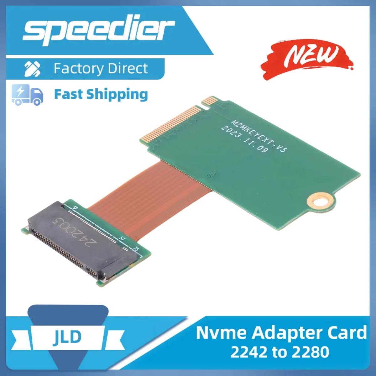 Per Lenovo Saver Legion Go 4T 8T NVMe M.2 PCIe 4.0 2242 a 2280 Scheda adattatore di conversione disco rigido a stato solido Gioco portatile fai da te