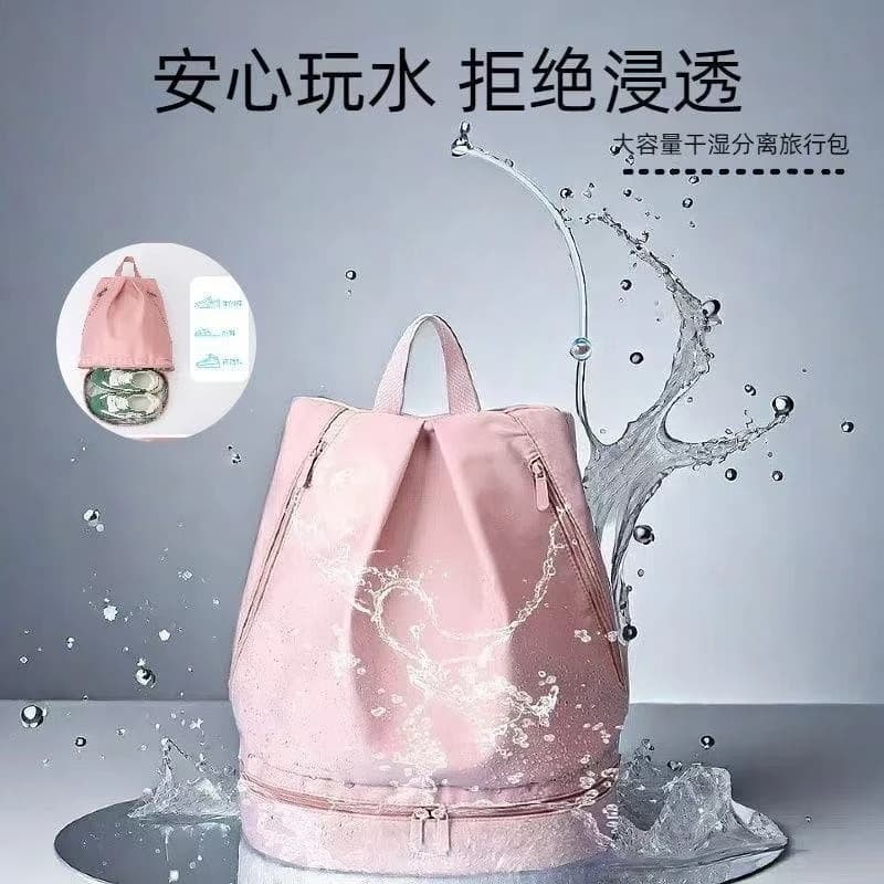 Fitness swimming storage dry and wet separation, fashion travel swimming yoga sports backpack