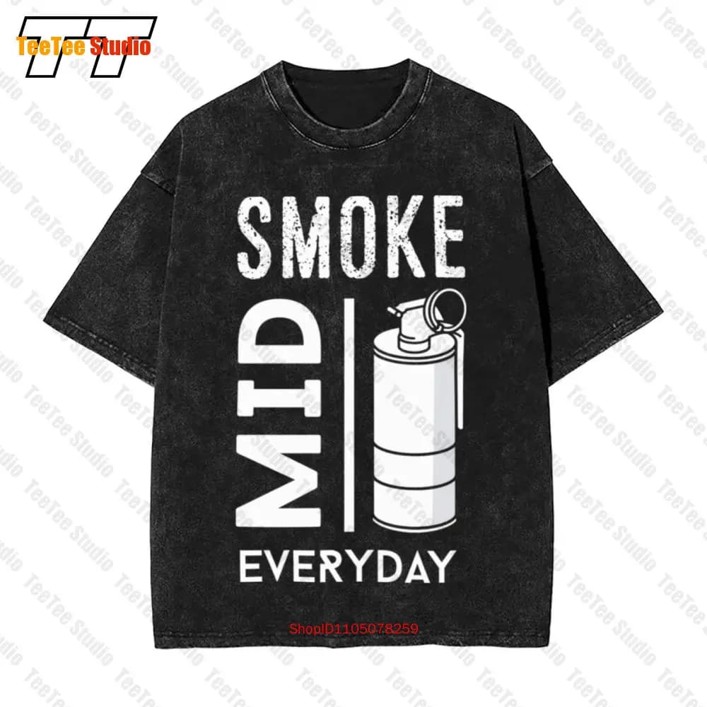 Cs Go Gaming Smoke Mid Everyday Counter Strike Vintage Oversized T-Shirt OG9O