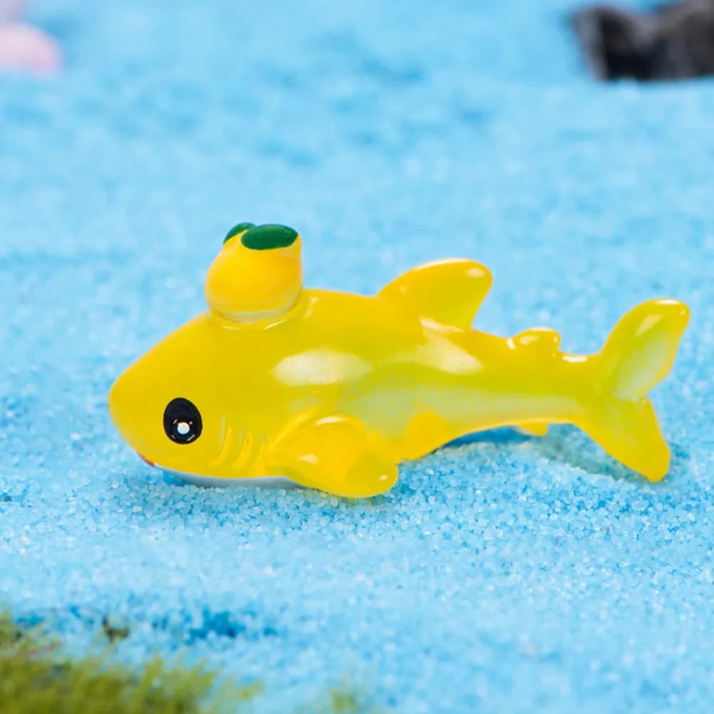 Set di 16 Statuette in Resina di Animali Marini, Miniature di Creature Marine per Acquari, Giardini, Piante in Vaso, Micro Paesaggi da Scrivania