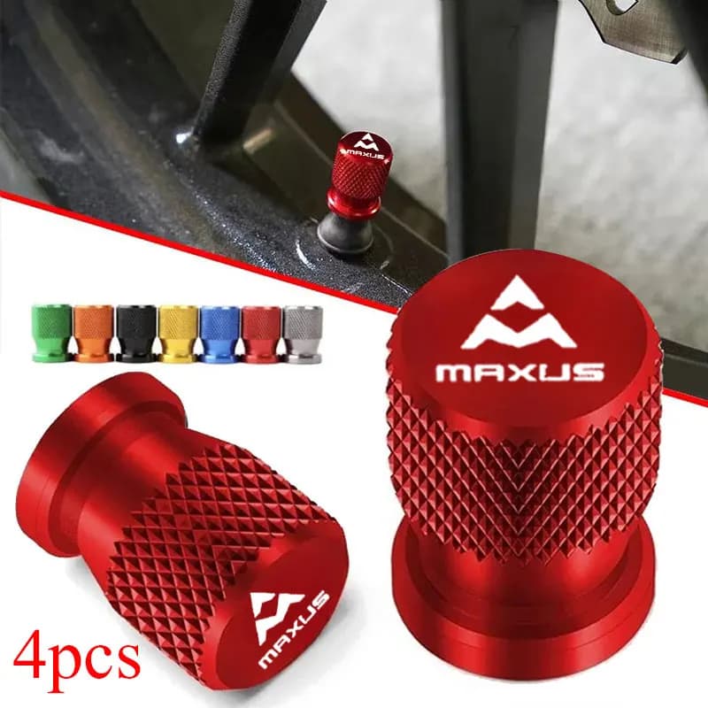 Car Wheel Tire Valve Caps Tyre Stem Covers Airdust Waterproof Accessories For Maxus T60 D60 D90 D20 T70 T90 G10 G20 Auto
