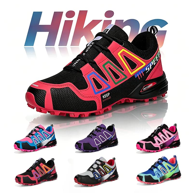 Men'S And Women'S Waterproof Hiking Boots, Non-Slip, Breathable, Lightweight And Durable Rubber Soles, Suitable For Outdoor