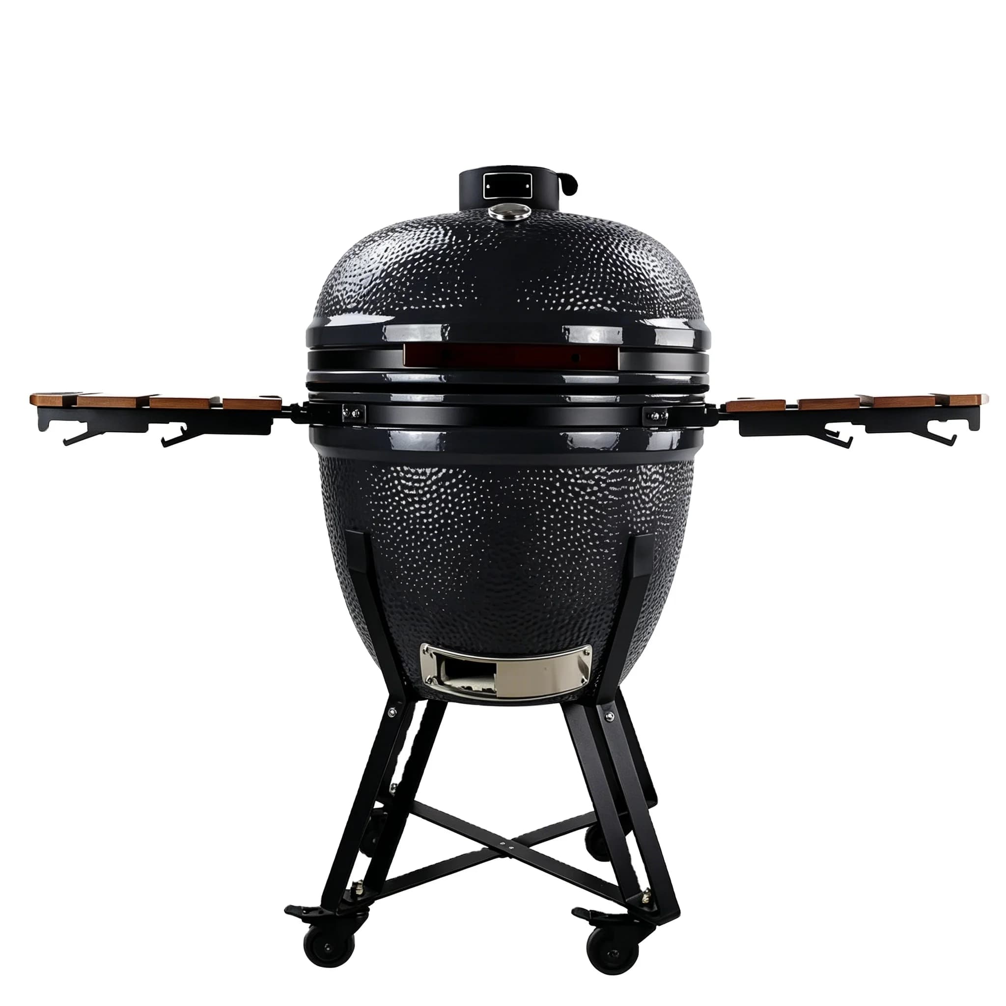 23Inch Premium Modern Ceramic Charcoal Deluxe Large Size Ceramic Kamado Smoker with Ash Drawer Charcoal BBQ Grill Outdoor