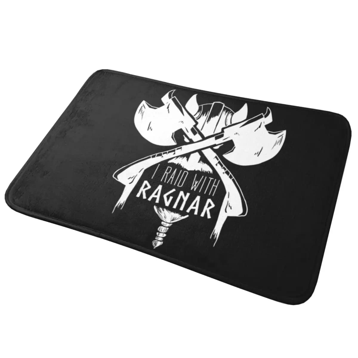 Viking Axe I Raid Con Ragnar Viking Abbigliamento Zerbino antiscivolo Tappetino Tappeto per ingresso cucina Camera da letto di casa Tappetino