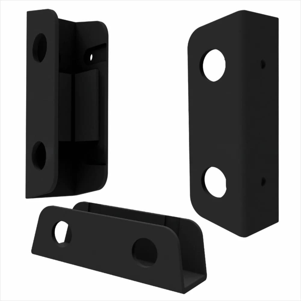 Supporto per laptop da tavolo sotto/montato a parete con cuscinetto in silicone antigraffio Supporto per mensola per laptop antiscivolo Supporto per laptop Rack per laptop