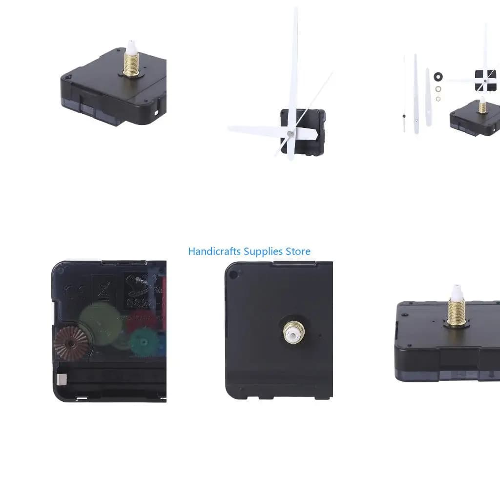 R1WA DIY Wall Clock Movement Mechanism Repair Parts Replacement Silent Movement Hands 18mm Long Shaft