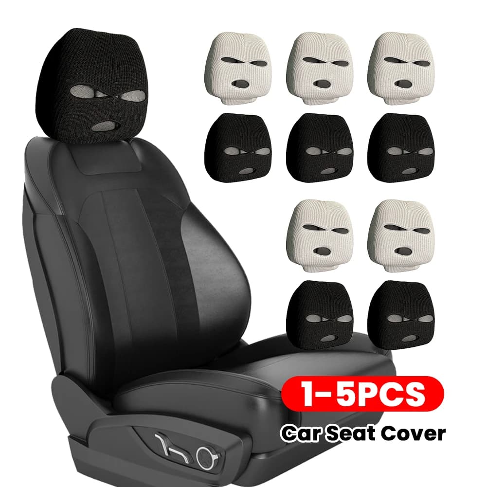 Covers Car Headboards Fun for Halloween, Tre Fori Seat Protection, Car Interior Anti-theft Decoration