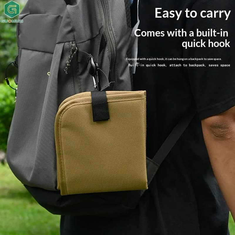 1 pezzo di cuscino per seduta in tessuto Oxford impermeabile da 36 × 31 cm, comodo e portatile, pieghevole, per escursionismo, campeggio, viaggi