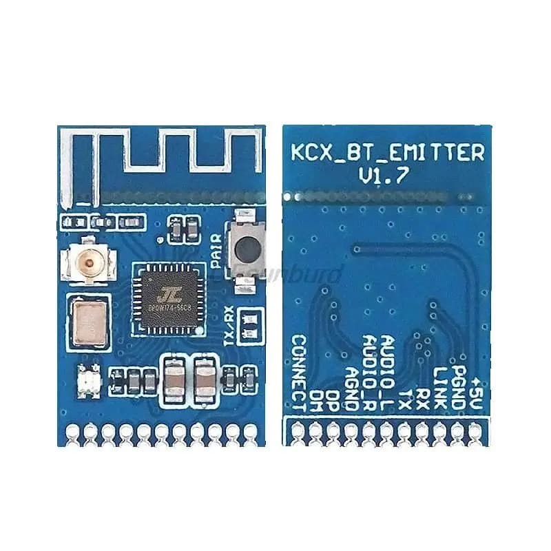 Modulo Bluetooth 5.3 Modulo trasmettitore audio Ricetrasmettitore GFSK stereo Scheda auricolare Altoparlante wireless KCX_ BT_ EMITTER 5
