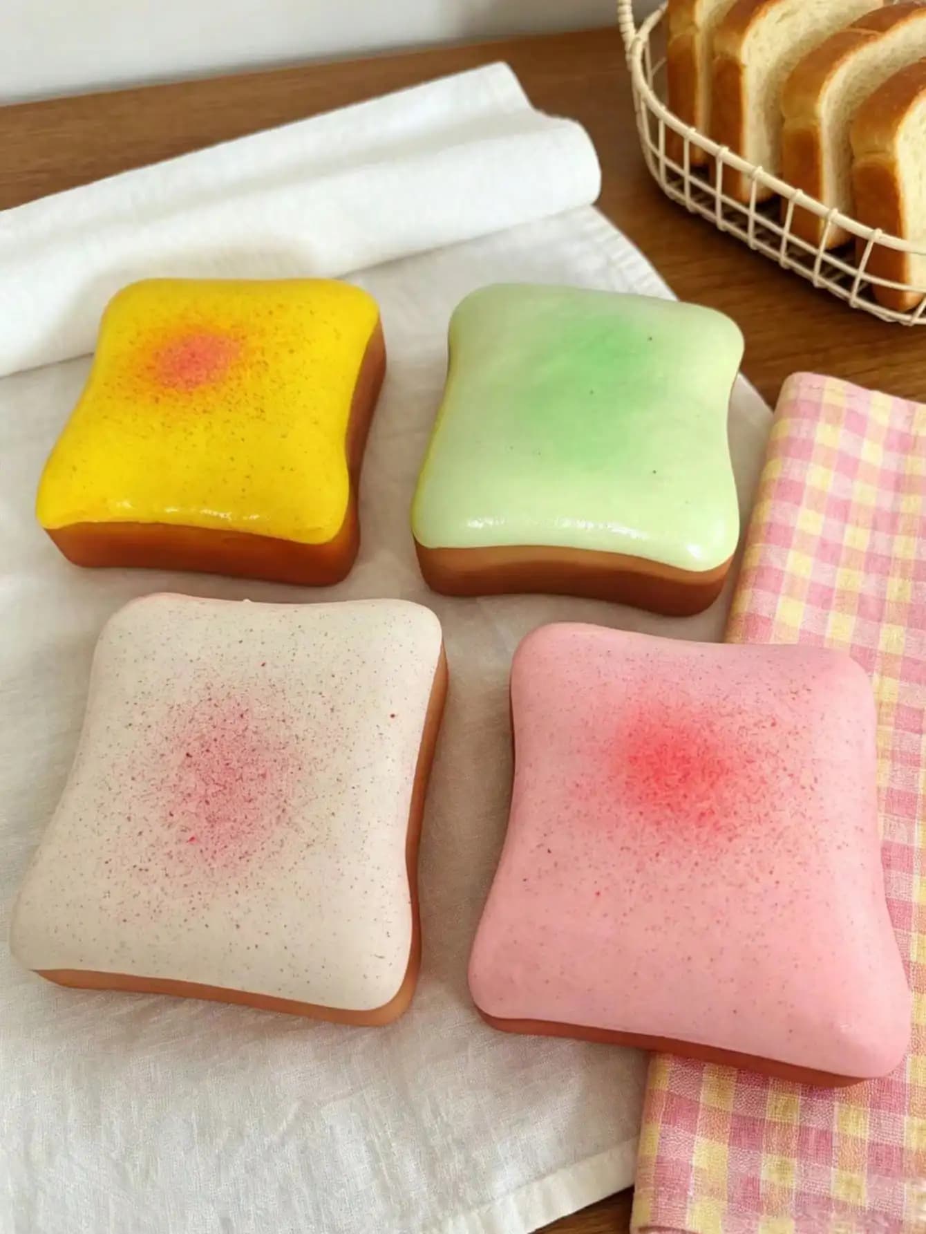 5cm Light Yellow Cheese Coconut Oil Cream Cheese Soft Squishy Toy - Creamy Dough Texture With Cream Filling, Silent Squeeze Stress Relief Toy, Suitable For Office Desk Focus And Mindful Break - 2026 Popular Sensory Fidget