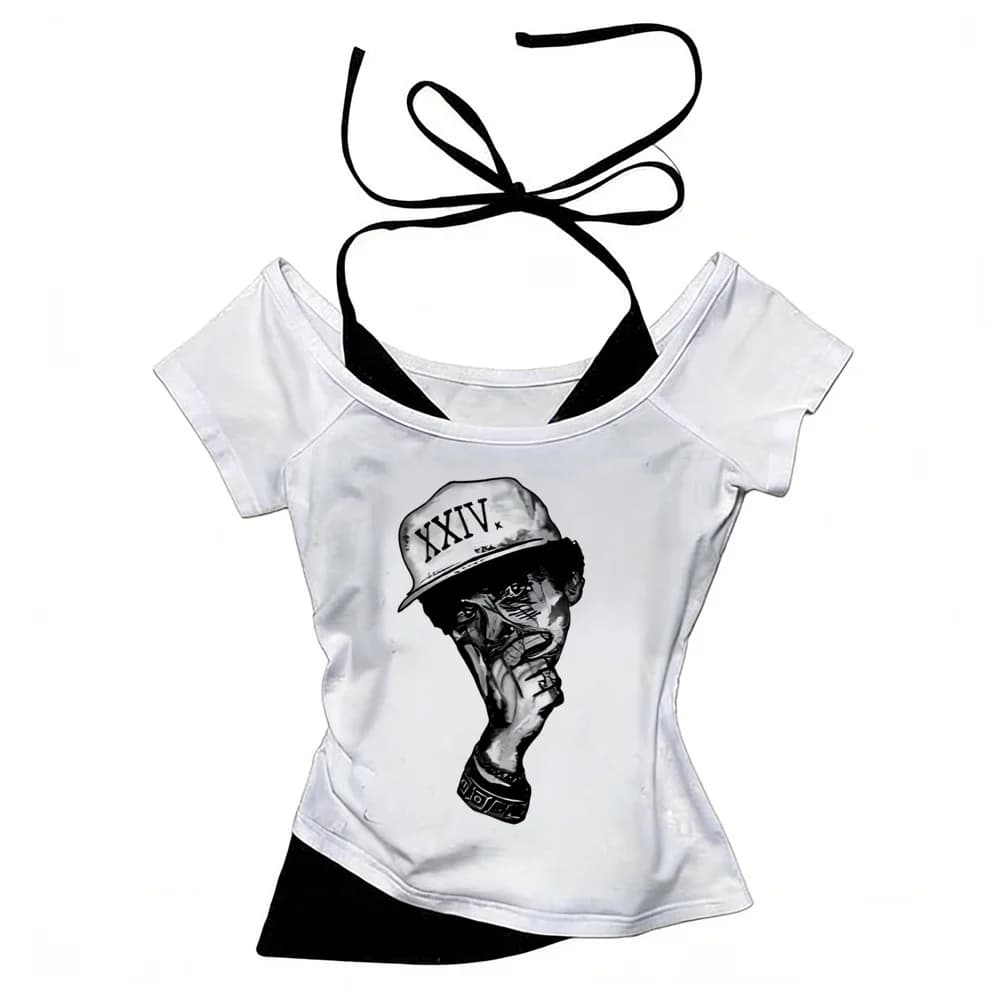 Bruno Mars t-shirt women Breathable Y2k 2000s kawaii t-shirt Retro Pop Culture 2000s Comfortable Gothic harajuku