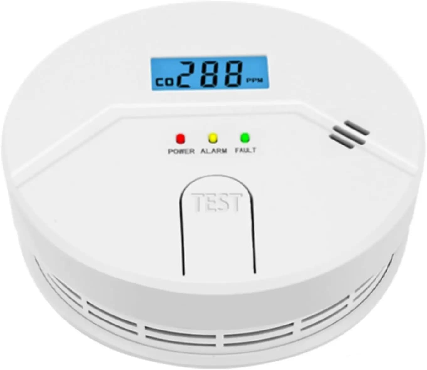 Rilevatore 2-in-1 di Fumo e Monossido di Carbonio, Facile Installazione con 3 Batterie AA per la Sicurezza Domestica