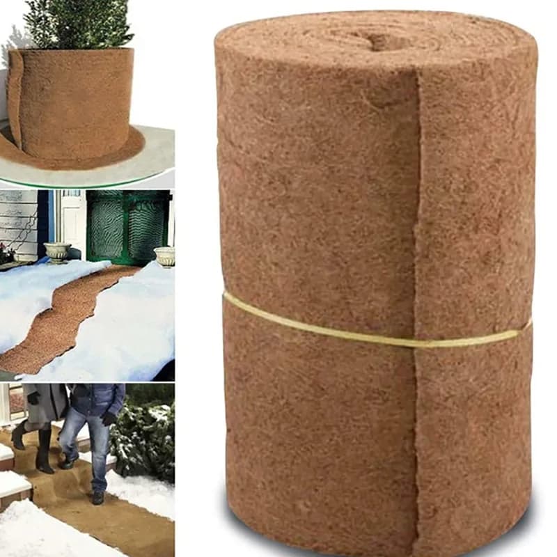Natural Plant Fiber Roll Reptile Carpet Mat Coating Supplies Insulation Flower Pot Basket Coconut Insert Paper
