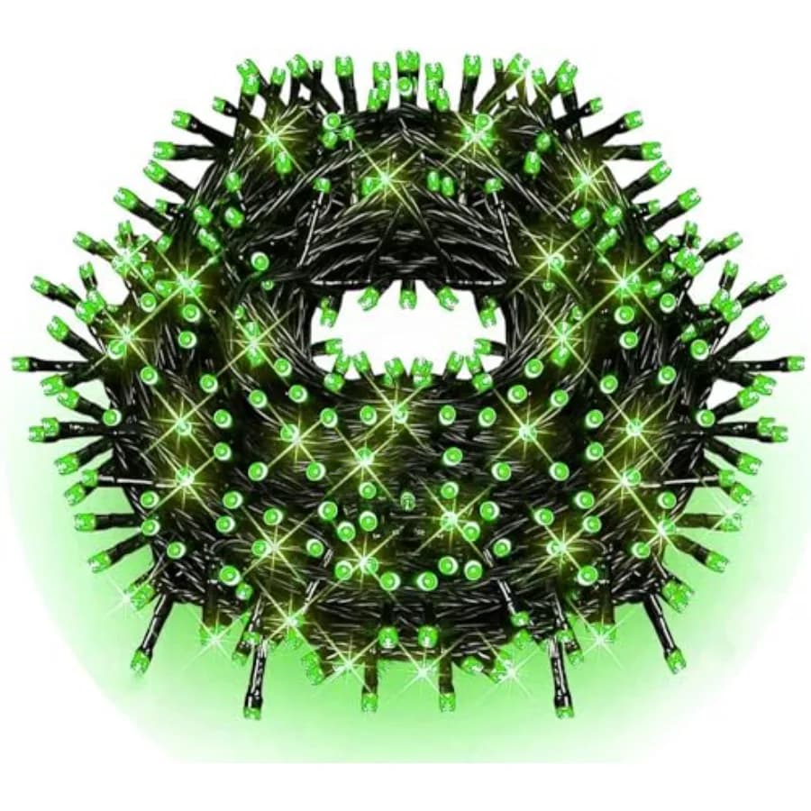 St. Patrick's Day Fairy Lights Decorations, 33Feet Super Bright 100 LED Connectable String with 8 Modes for Indoor Outdoor Pati