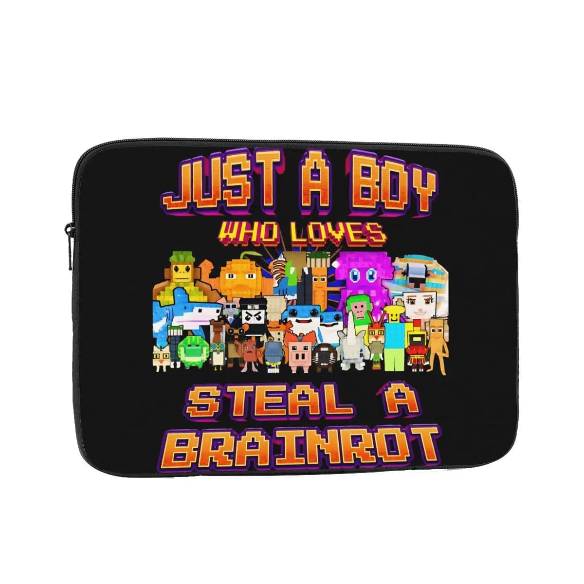 Custodia antiurto da 10 12 13 15 17 pollici Solo un ragazzo che ama il Brainrot Ruba un Brainrot Custodia per laptop con custodia per notebook