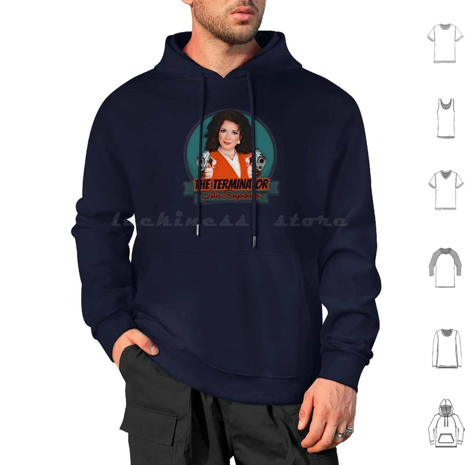 Designing Women-Julia Sugarbaker Hoodie Cotton Long Sleeve Designing Women Julia Sugarbaker Dixie Carter 80s 90s Pop Culture