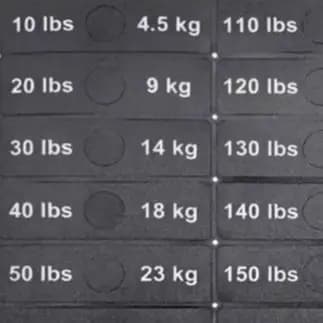2pcs Waterproof Weight Sticker Label Number 4.5kg 91kg Gym Equipment Plate Decal For Cable Pulley Trainer Home Fitness Gear