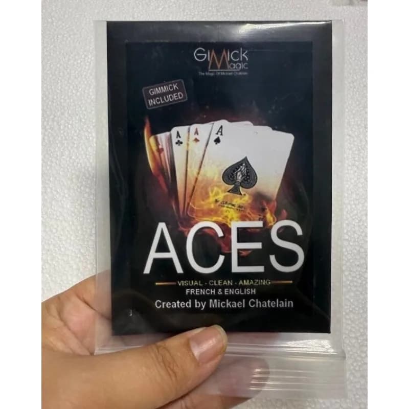 ACES di Mickael Chatelain (Espediente e istruzioni online) Trucchi magici Illusioni Mazzi di magia e trucchi di carte Street Performer