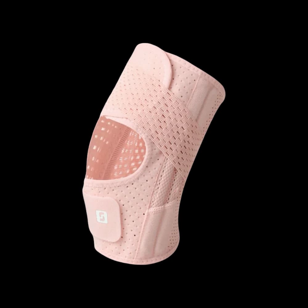 Ginocchiera a compressione con cinturino per rotula, regolabile, morbida, traspirante, supporto per rotula, fascia per ginocchio