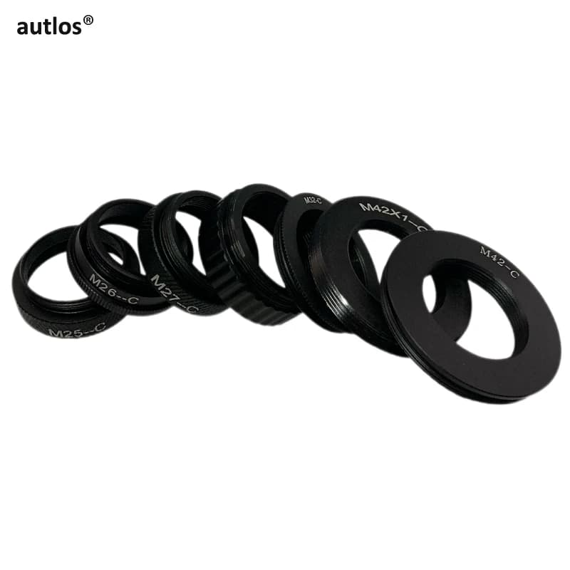 M25 M26 M27 M31 M32 M42 a C-mount 25.4mm CCD Camera Adapter Rings microscopio obiettivo lenti anello adattatore