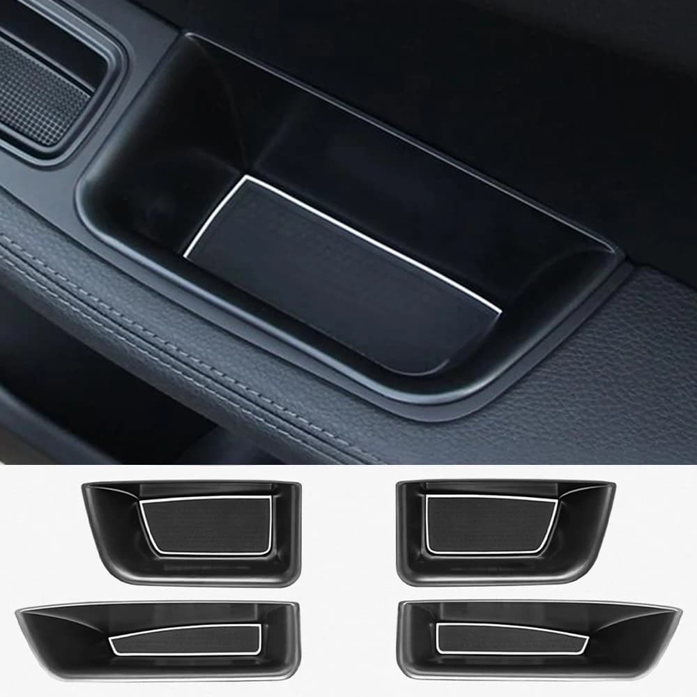 Porta auto Barile Organizzatore Scatola di Immagazzinaggio Tasca Carta Supporto Del Telefono per Porsche Macan 95B 95C 2014-2026 Accessori Per Interni Auto