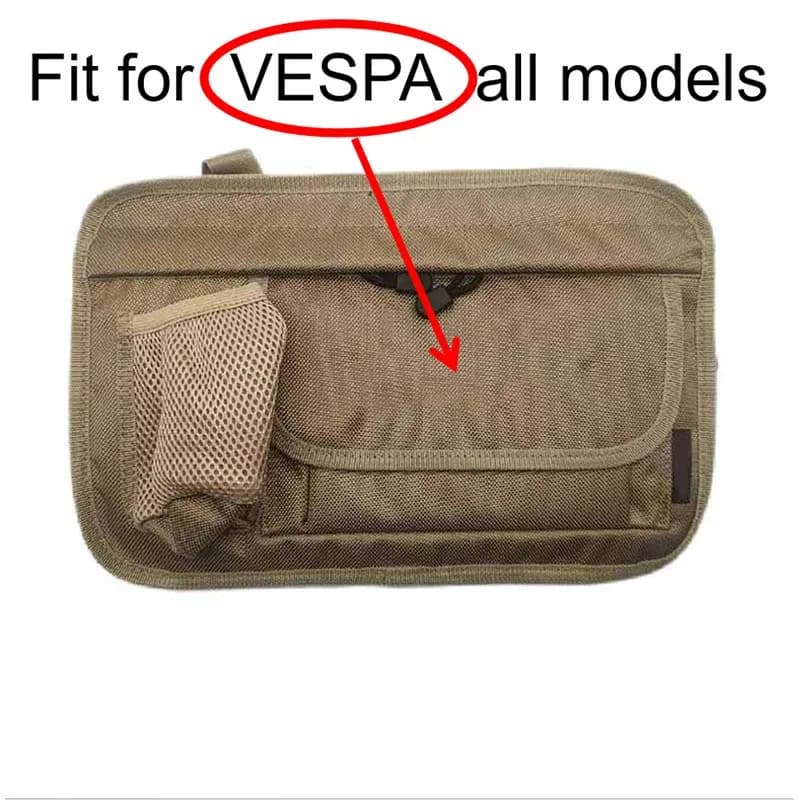 Borsa per guanti impermeabile Borsa portaoggetti in tela per Vespa Scooter GTS LX LXV GTV Sprint Primavera 150 300 Accessori moto