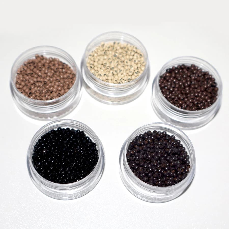 1000 pz/lotto 3.0mm Nano anelli Senza Silicone Nano Perline Micro Anelli Perline Rame Nano Anello Per Nano I-Tip Estensioni Dei Capelli