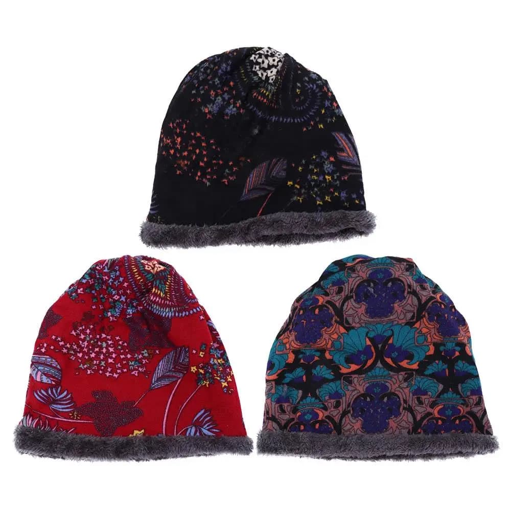 Autumn Fashion Soft Warmer Multifunctional Neck Warm Beanie Velvet Bonnet Bib Hats Women Hat