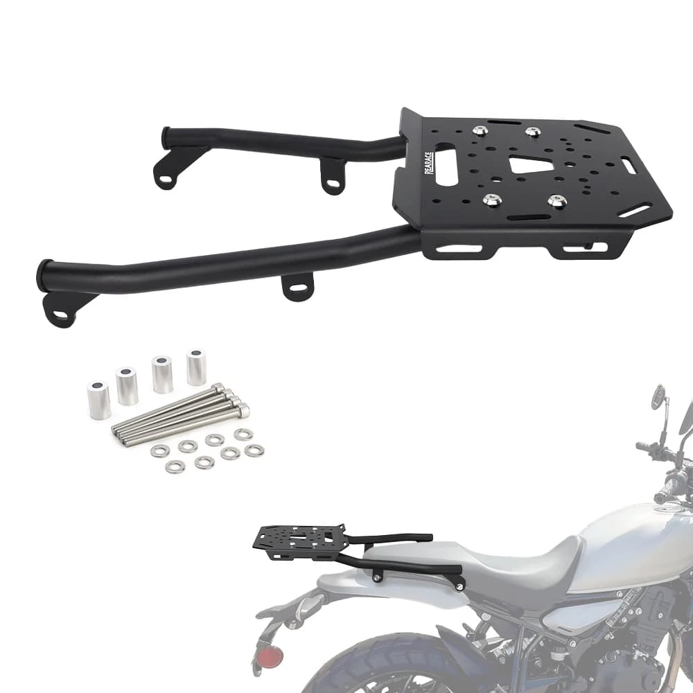 Portapacchi Posteriore Moto per Bauletto, Supporto Cargo per Royal Enfield Guerrilla 450 2024 2025 2026