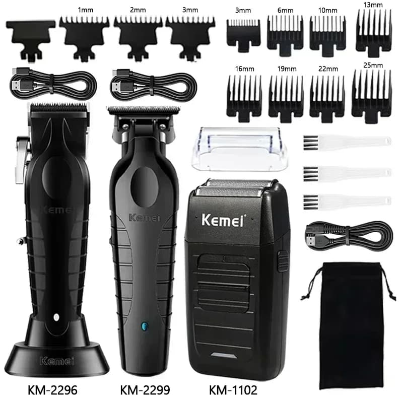 Kemei KM-2296 KM-2299 KM-1102 men's electric haircut cutter Professional haircut