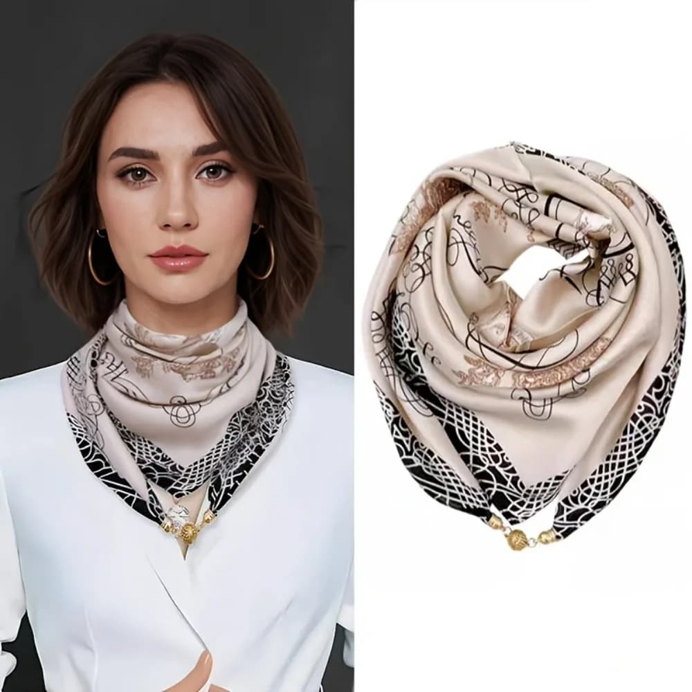 Sciarpe Eleganti e Antivento da Donna con Chiusura a Fibbia - Scialli Traspiranti ed Elastici per Tutte le Occasioni all'Aperto e Casual - Multi-Stile