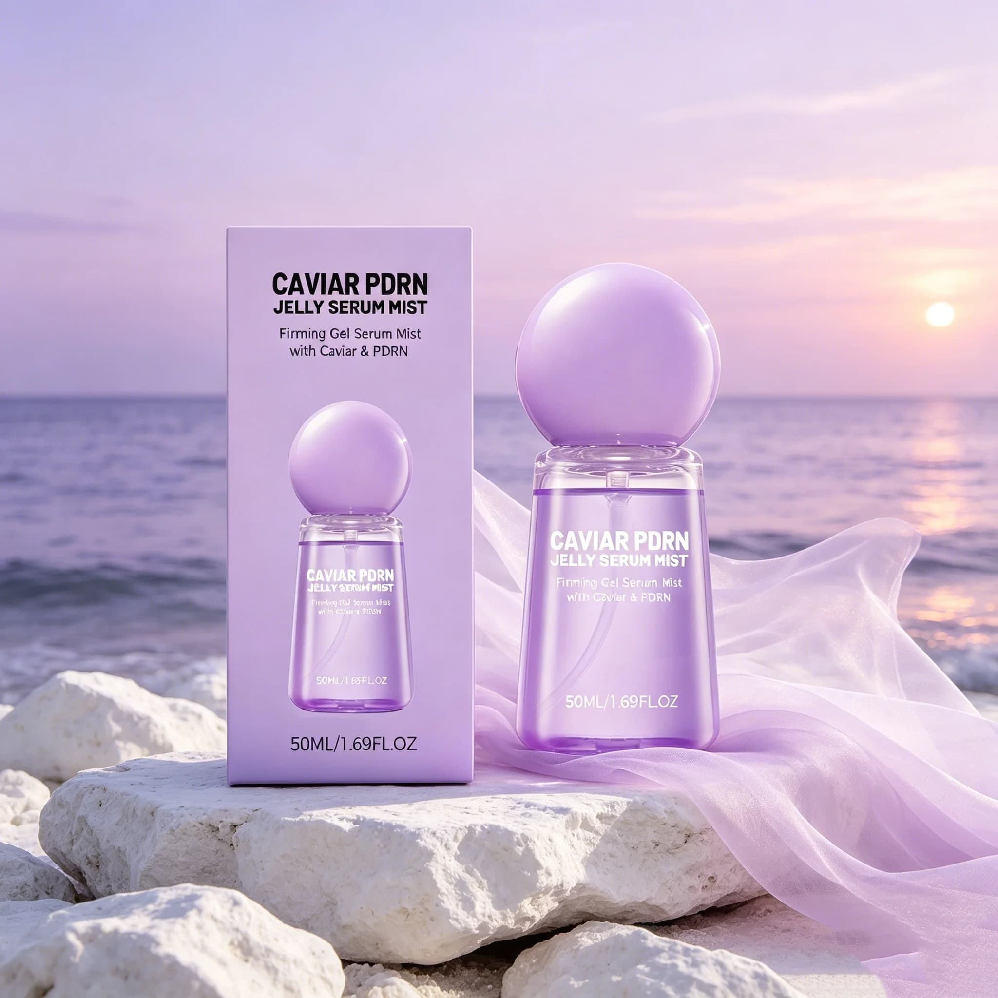 Spray Viso Donna all'Essenza di Gelatina, Assorbimento Rapido, Non Unto, Lenitivo, Rinfrescante, Siero Idratante al Collagene per la Cura della Pelle