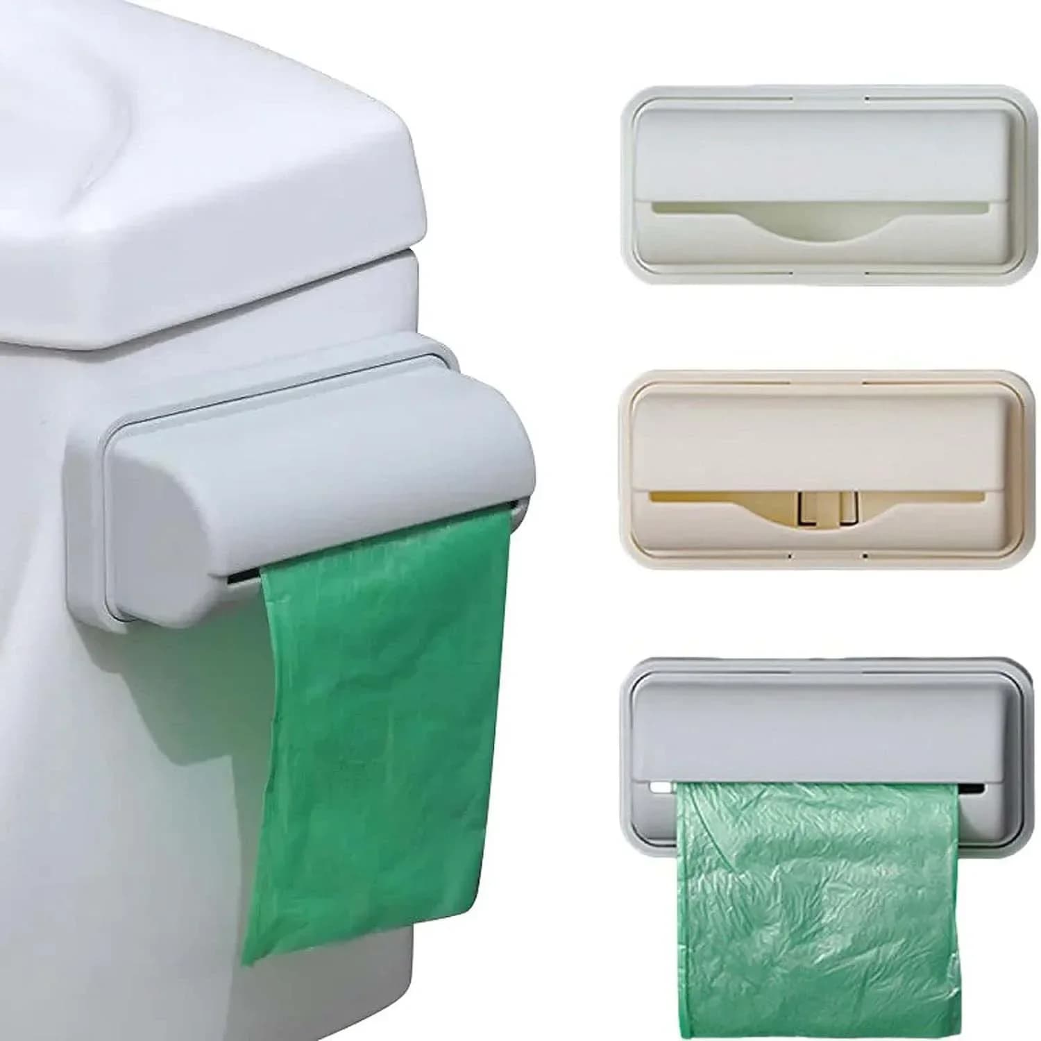 Scatola portaoggetti per sacchetti della spazzatura supporto per sacchetti della spazzatura a parete Dispenser per sacchetti della spazzatura per estrazione semplice custodia per Organizer per wc da cucina