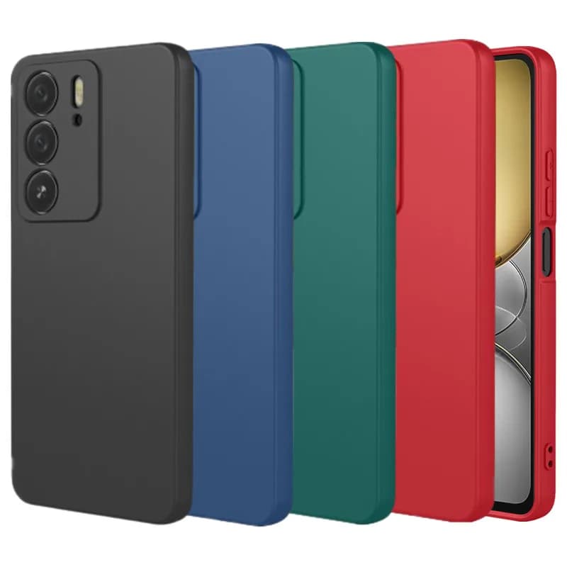 Custodia flessibile in silicone liquido TPU per Realme C71 C75 4G Custodia protettiva Fundas Coque Capa
