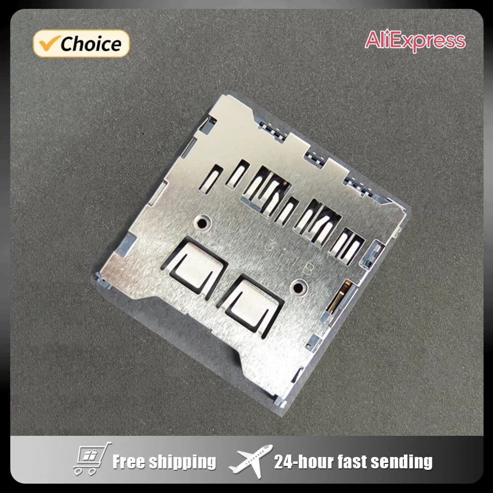 NUOVO originale per Nikon D3400 lettore di schede di memoria SD connettore slot supporto fotocamera sostituzione riparazione pezzo di ricambio