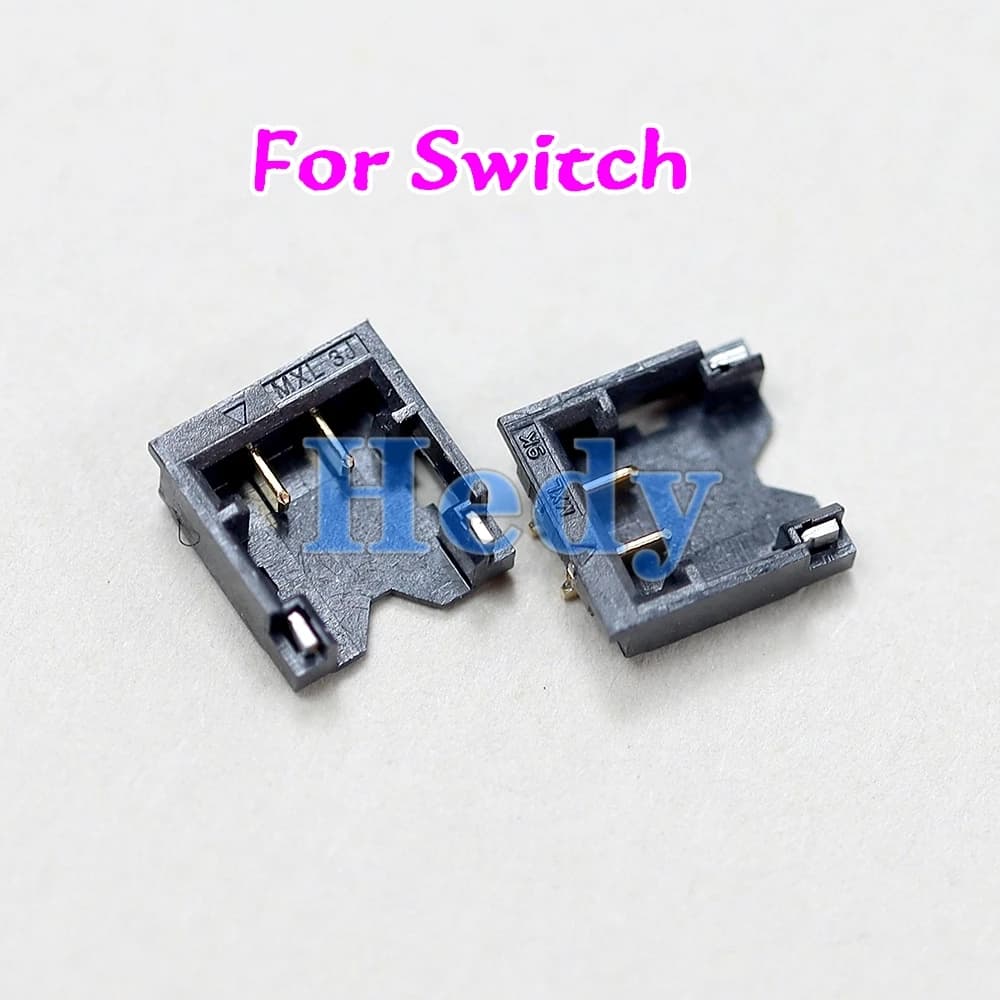2PCS Replacment For NS Switch Battery Interface Socket Battery Slot Joy Con Controller Original New Reserve Parts