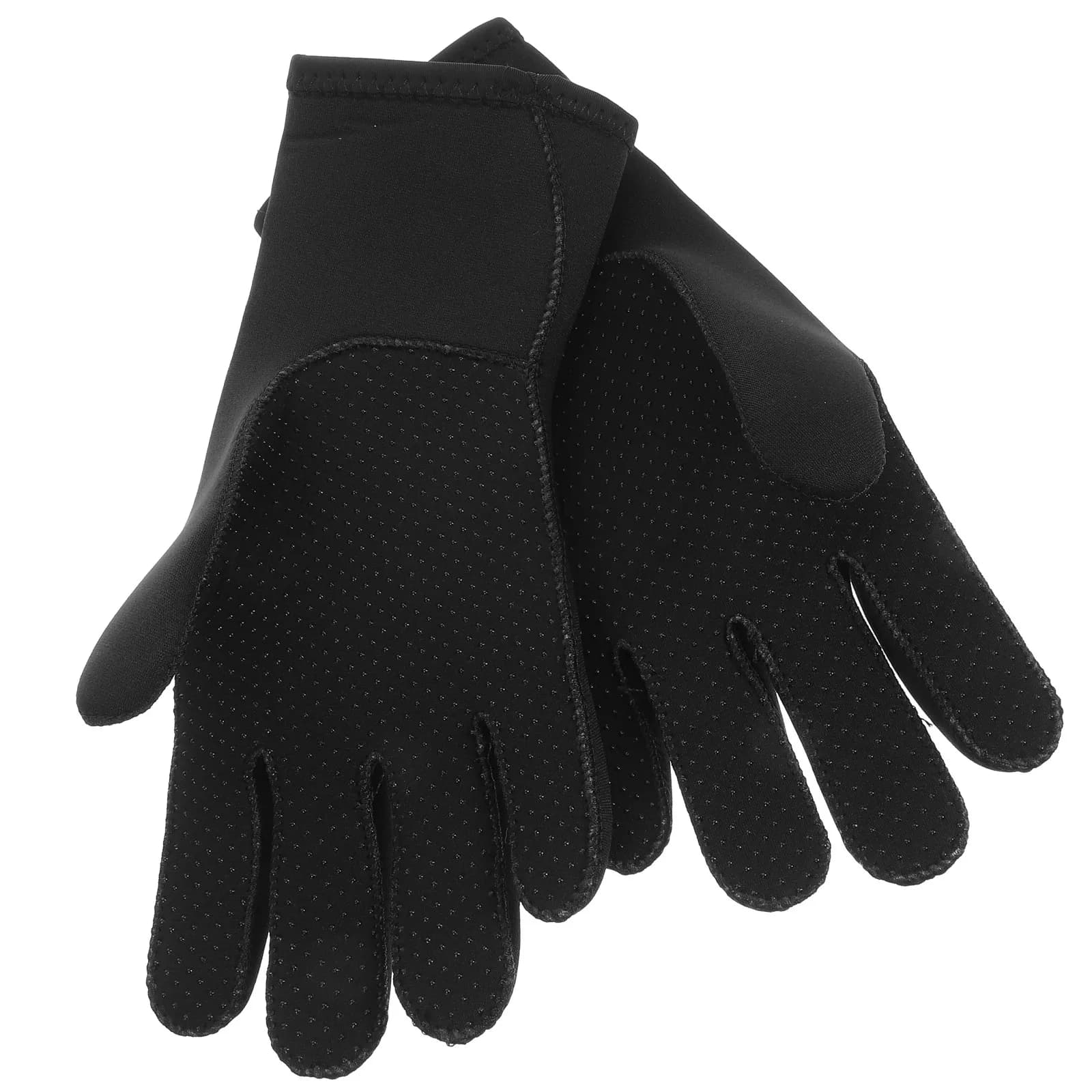 Black Diving Gloves L, Hot, Anti-slip, Anti-scratch, Snorkeling Protection, Diving, Fishing, Swimming