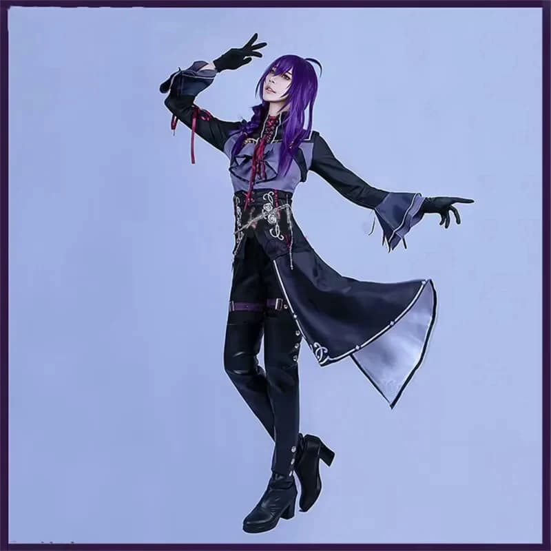2026 Ensemble Stars 2 Distorted Heart Ayase Mayoi Cosplay Costume Wig Boots Shoes Uniform Christmas Carnival Costume For W LGIFX