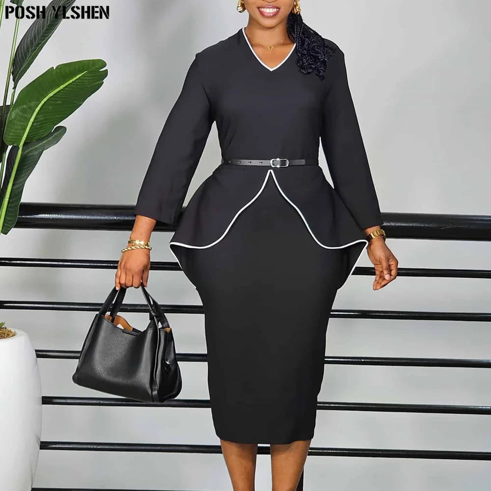 Eleganti abiti africani per le donne 2026 Abiti africani Taglie forti Turchia Festa di Natale Abito lungo Rosso Ankara Abiti sexy Veste