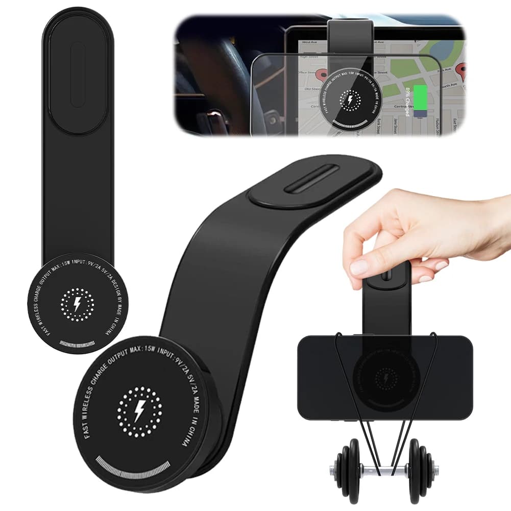 For MagSafe Car Mount Charger Magnetic Car Phone Holder Bendable Phone Stand Cell Phone Holder for iPhone
