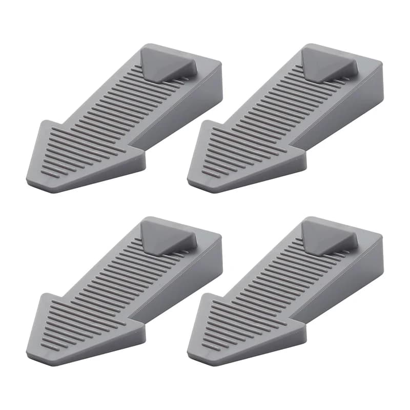4Pcs Door Stop Set Non-Slip Door Wedge Durable Door Buffers Reusable Shock Absorbent Door Stop Stoppers Door Rear Retainer Kit